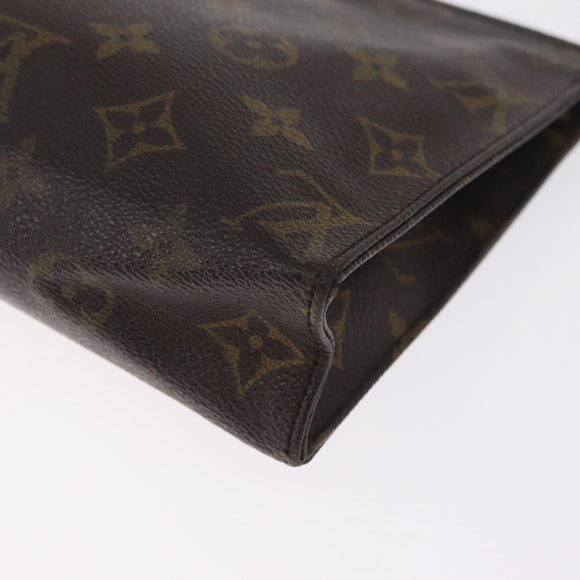 LOUIS VUITTON Monogram Poche Toilette 19 Pouch M47544 LV Auth 214707