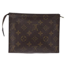 LOUIS VUITTON Monogram Poche Toilette 19 Pouch M47544 LV Auth 214707-3