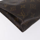 LOUIS VUITTON Monogram Poche Toilette 19 Pouch M47544 LV Auth 214707-8