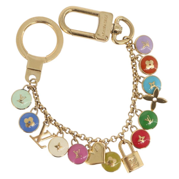 LOUIS VUITTON Monogram Porte Cles Chainne Pastilles Charm M66172 Auth 214709