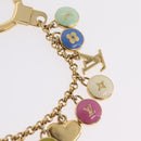 LOUIS VUITTON Monogram Porte Cles Chainne Pastilles Charm M66172 Auth 214709-11