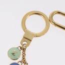 LOUIS VUITTON Monogram Porte Cles Chainne Pastilles Charm M66172 Auth 214709-7