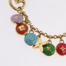 LOUIS VUITTON Monogram Porte Cles Chainne Pastilles Charm M66172 Auth 214709-9