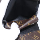 LOUIS VUITTON Monogram Macassar Porte Feuille Compact Wallet M60167 Auth 214724V-19