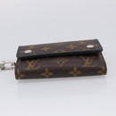 LOUIS VUITTON Monogram Macassar Porte Feuille Compact Wallet M60167 Auth 214724V-7
