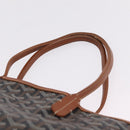 Goyard Herringbone Saint Louis PM Tote Bag PVC Black Silver Auth 214743-10
