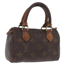 LOUIS VUITTON Monogram Mini Speedy Hand Bag M41534 LV Auth 214754-1