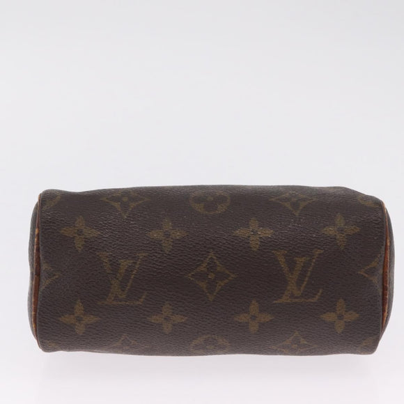 LOUIS VUITTON Monogram Mini Speedy Hand Bag M41534 LV Auth 214754