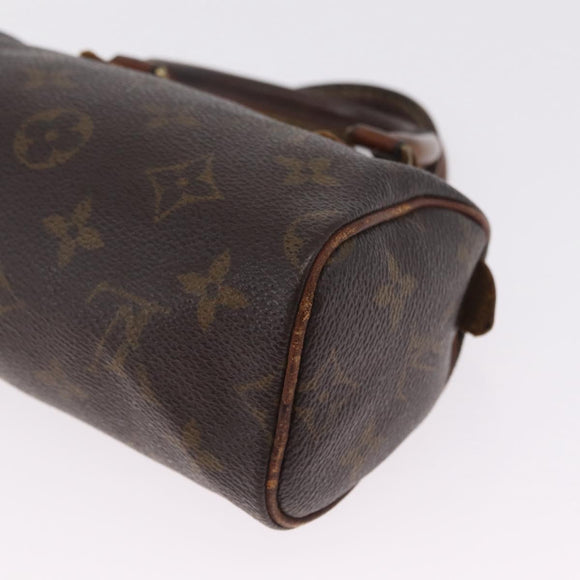 LOUIS VUITTON Monogram Mini Speedy Hand Bag M41534 LV Auth 214754