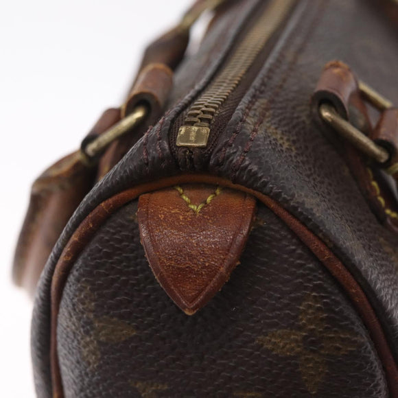 LOUIS VUITTON Monogram Mini Speedy Hand Bag M41534 LV Auth 214754