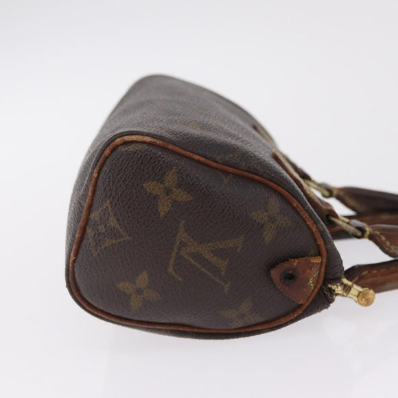 LOUIS VUITTON Monogram Mini Speedy Hand Bag M41534 LV Auth 214754