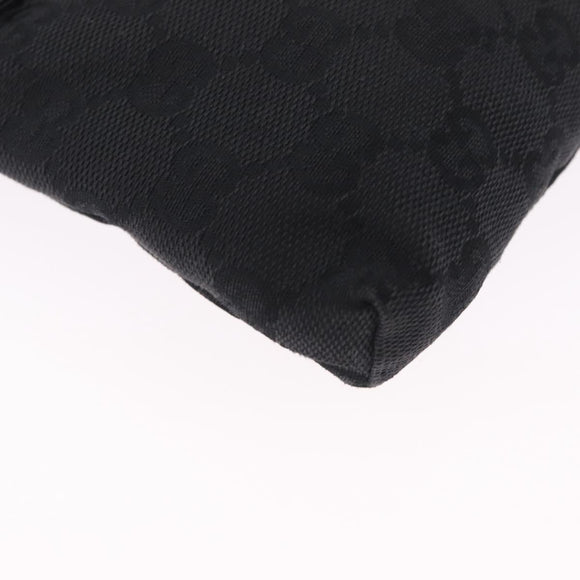 GUCCI GG Canvas Body Bag Black 28566 Auth 214755