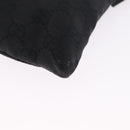 GUCCI GG Canvas Body Bag Black 28566 Auth 214755-13