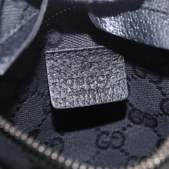 GUCCI GG Canvas Body Bag Black 28566 Auth 214755