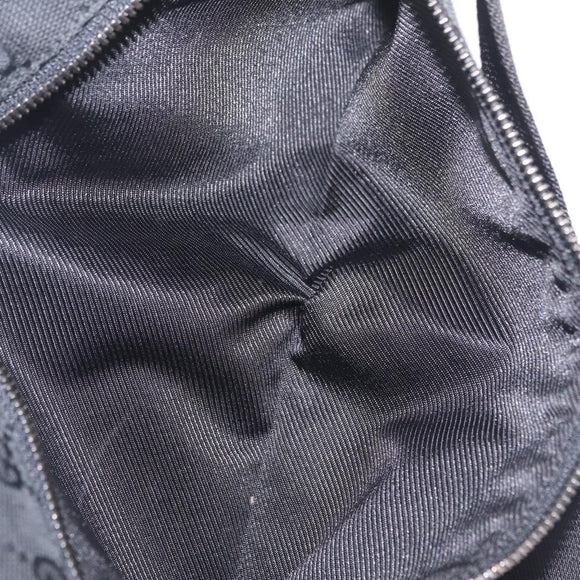 GUCCI GG Canvas Body Bag Black 28566 Auth 214755