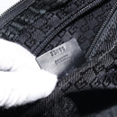 GUCCI GG Canvas Shoulder Bag Black Silver 35098 Auth 214765A-23