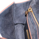 Miu Miu Madras Shoulder Bag Leather Black Gold Auth 214768A-24