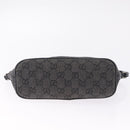 GUCCI GG Canvas Accessory Pouch Gray Silver 07198 Auth 214769A-11