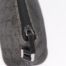 GUCCI GG Canvas Accessory Pouch Gray Silver 07198 Auth 214769A-17