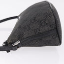 GUCCI GG Canvas Accessory Pouch Gray Silver 07198 Auth 214769A-6