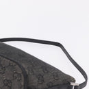GUCCI GG Canvas Accessory Pouch Gray Silver 07198 Auth 214769A-9