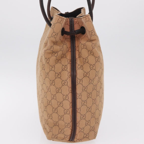 GUCCI GG Canvas Tote Bag Orange 101341 Auth 214781