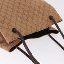 GUCCI GG Canvas Tote Bag Orange 101341 Auth 214781-6