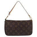 LOUIS VUITTON Monogram Pochette Accessoires Pouch M51980 LV Auth 214786V-3