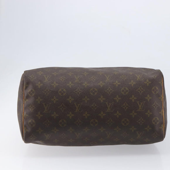 LOUIS VUITTON Monogram Speedy 35 Hand Bag M41524 LV Auth 214797
