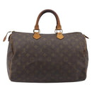 LOUIS VUITTON Monogram Speedy 35 Hand Bag M41524 LV Auth 214797-3