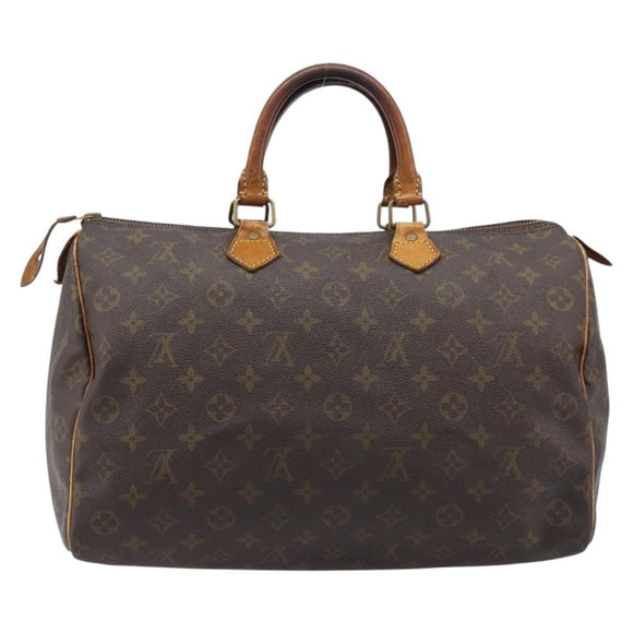 LOUIS VUITTON Monogram Speedy 35 Hand Bag M41524 LV Auth 214797