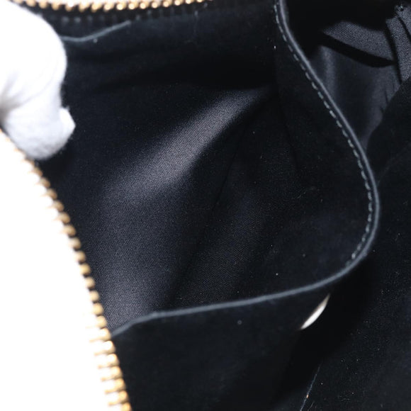 Miu Miu Matelasse Arkadi Hand Bag Leather 2way White Gold Auth 214802M