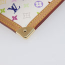 LOUIS VUITTON Monogram Multicolor Pochette Cles Coin Purse M92655 Auth 214803M-9