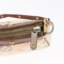LOUIS VUITTON Monogram Multicolor Pochette Accessoires White M92649 Auth 214805-18