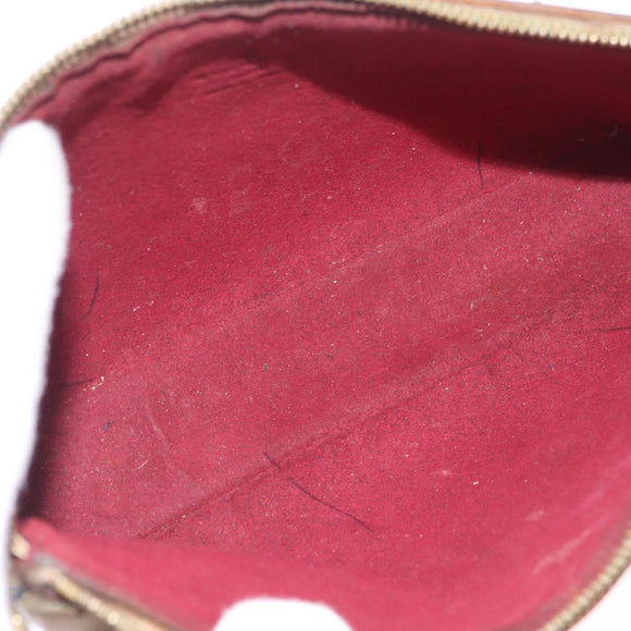 LOUIS VUITTON Monogram Multicolor Pochette Accessoires White M92649 Auth 214805