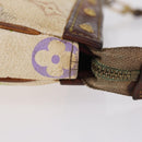 LOUIS VUITTON Monogram Multicolor Pochette Accessoires White M92649 Auth 214805-5