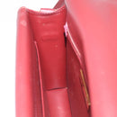 Cartier Must Line Shoulder Bag Leather Bordeaux Gold Auth 214810V-19