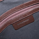 BURBERRY Nova Check Shoulder Bag Canvas Beige Silver Auth 214812A-17