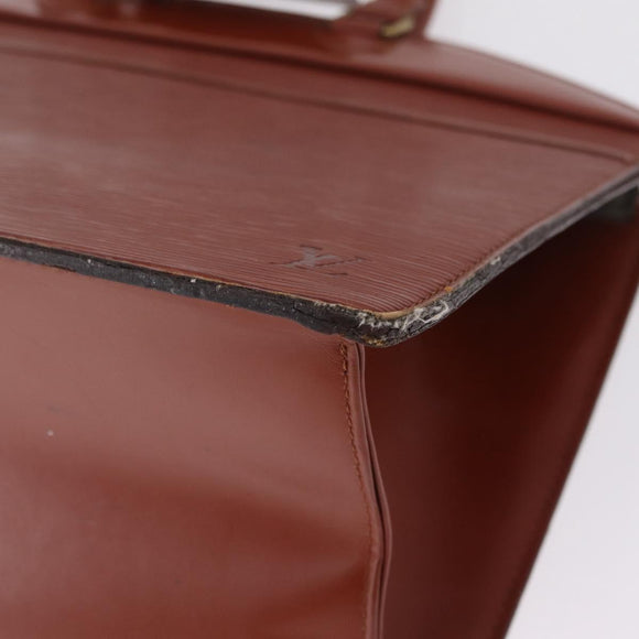LOUIS VUITTON Epi Riviera Hand Bag Brown M48183 LV Auth 214842