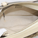 GUCCI GG Canvas Web Sherry Line Mayfair Tote Bag Beige Gold 257063 Auth 214845-21