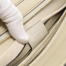 GUCCI GG Canvas Web Sherry Line Mayfair Tote Bag Beige Gold 257063 Auth 214845-29