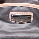 Miu Miu Chain Tote Bag Leather Pink Silver Auth 214846A-18