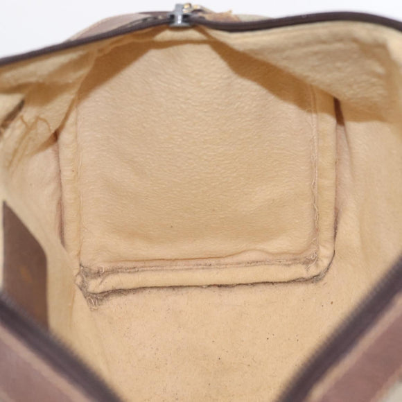 GUCCI GG Canvas Web Sherry Line Boston Bag Beige Red 000.904.2007 Auth 214847
