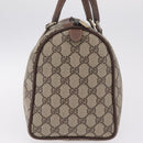 GUCCI GG Canvas Web Sherry Line Boston Bag Beige Red 000.904.2007 Auth 214847-5