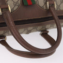 GUCCI GG Canvas Web Sherry Line Boston Bag Beige Red 000.904.2007 Auth 214847-7