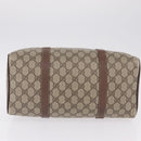 GUCCI GG Canvas Web Sherry Line Boston Bag Beige Red 000.904.2007 Auth 214847-9
