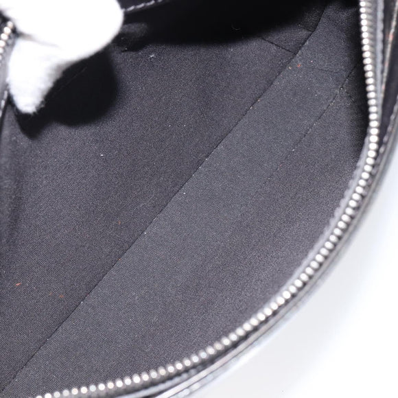 LOUIS VUITTON Monogram mat Fowler Hand Bag Black M55142 LV Auth 214856V