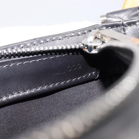 LOUIS VUITTON Monogram mat Fowler Hand Bag Black M55142 LV Auth 214856V