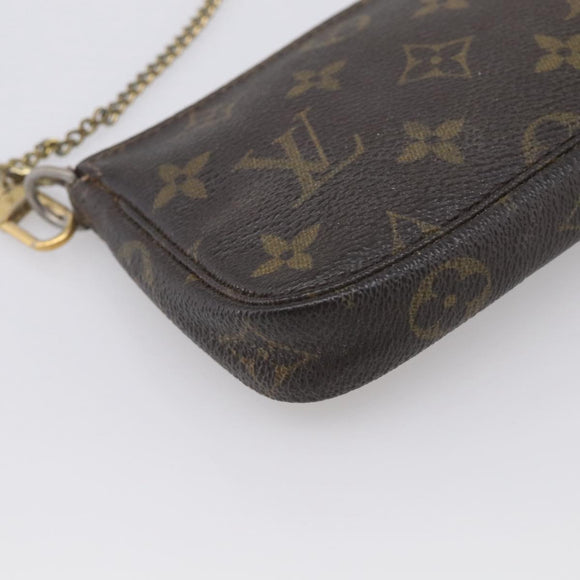 LOUIS VUITTON Monogram Mini Pochette Accessoires Pouch M58009 LV Auth 214857