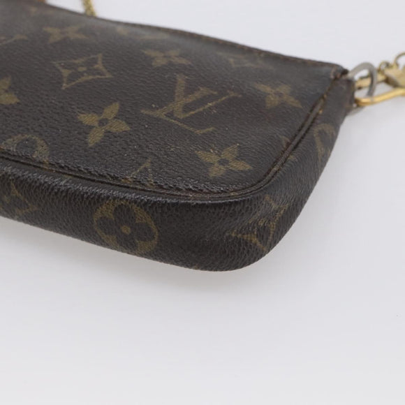 LOUIS VUITTON Monogram Mini Pochette Accessoires Pouch M58009 LV Auth 214857
